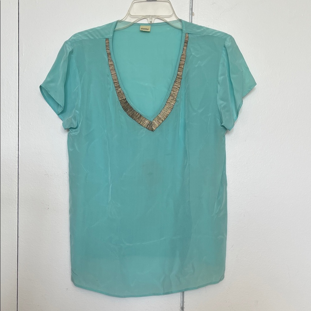 100% silk top women